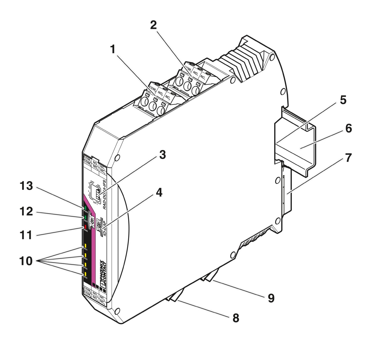 RAD-DOR4-IFS - Módulo de expansão de I/O - PHOENIX CONTACT - Imagem 7