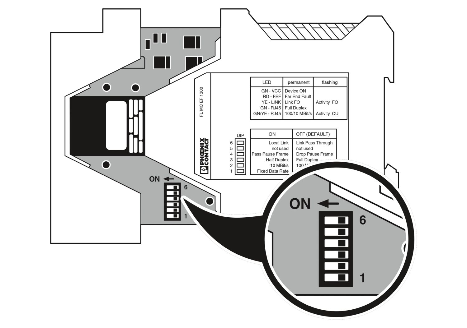 FL MC EF WDM-A SC - Conversor com conector de fibra óptica - PHOENIX CONTACT - Imagem 6