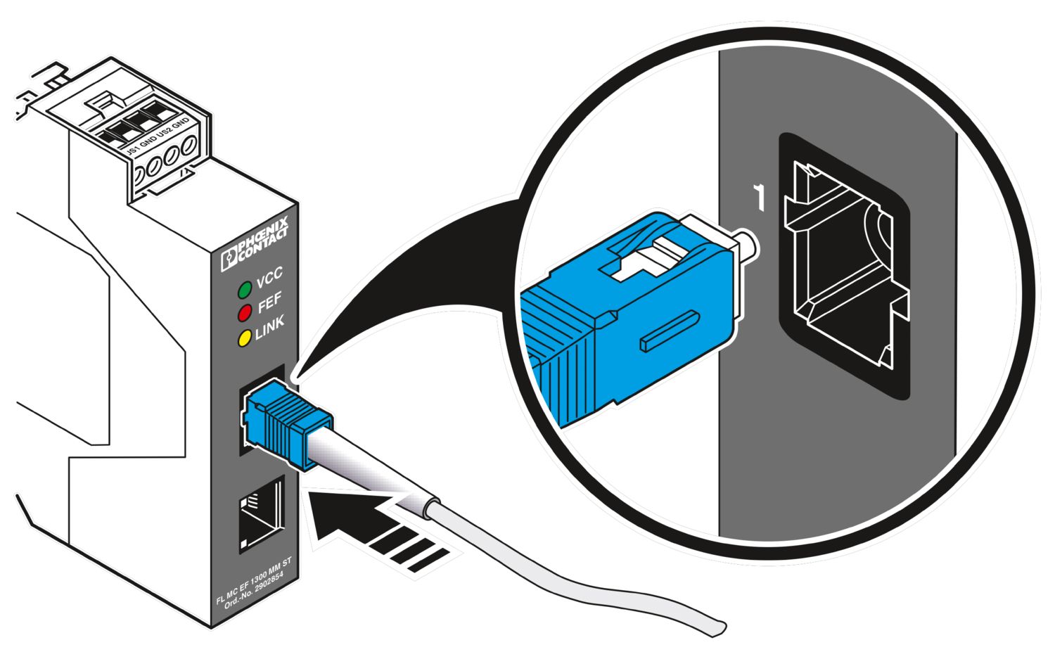 FL MC EF WDM-A SC - Conversor com conector de fibra óptica - PHOENIX CONTACT - Imagem 9