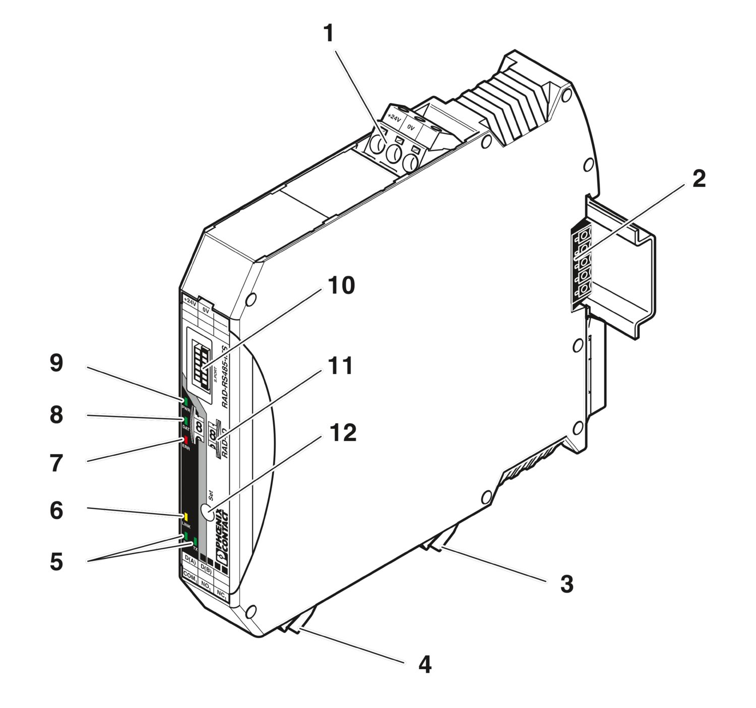 RAD-RS485-IFS - Módulo de comunicação - PHOENIX CONTACT - Imagem 9