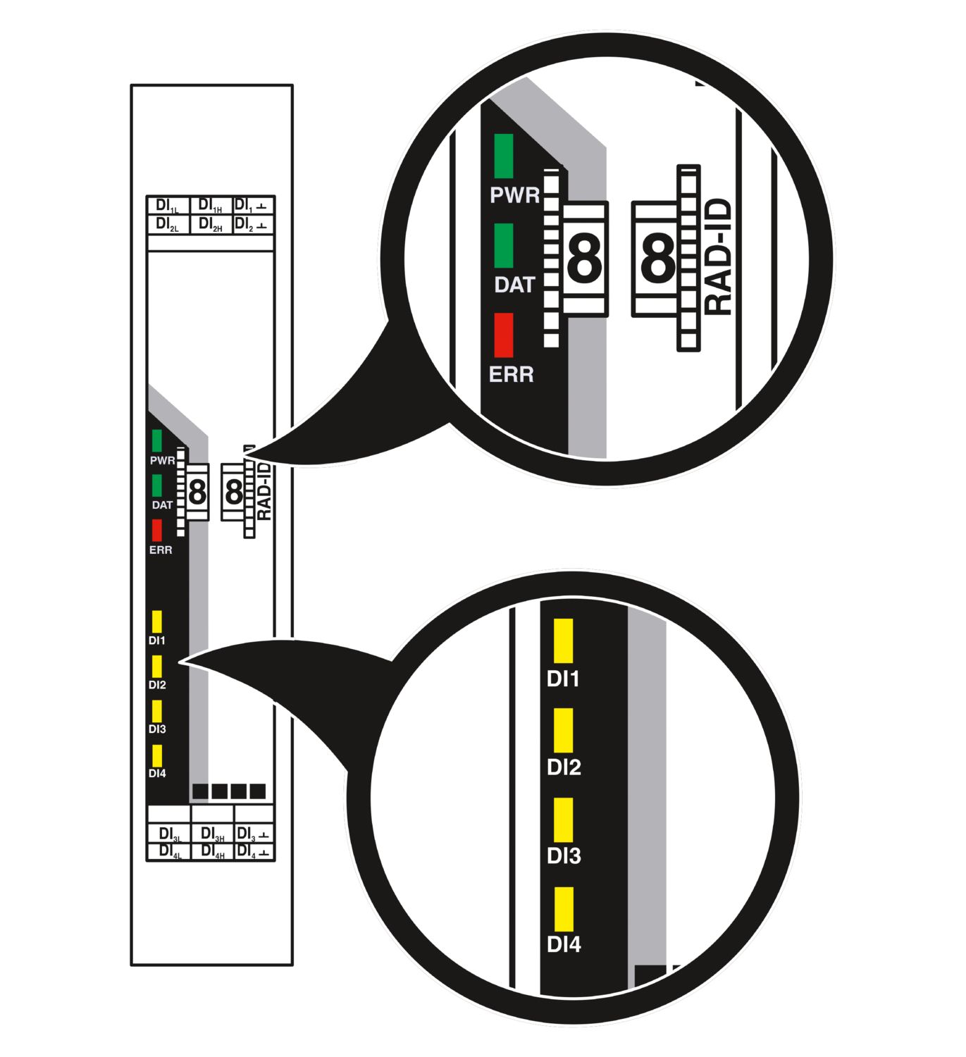RAD-DI4-IFS - Módulo de expansão de I/O - PHOENIX CONTACT - Imagem 9