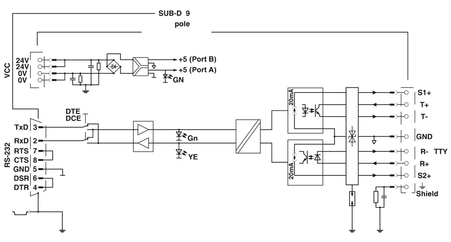 PSM-ME-RS232/TTY-P - Conversor de interfaces - PHOENIX CONTACT - Imagem 6