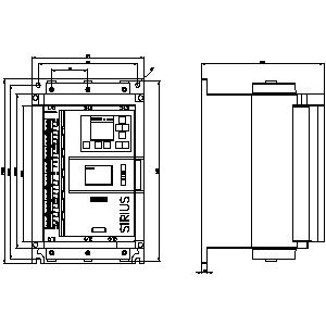 3RW5524-1HA04 - Parafuso 3RW55 480V 47A 24V - SIEMENS - Imagem 3