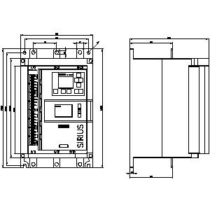 3RW5536-2HA04 - Mola 3RW55 480V 171A 24V - SIEMENS - Imagem 3