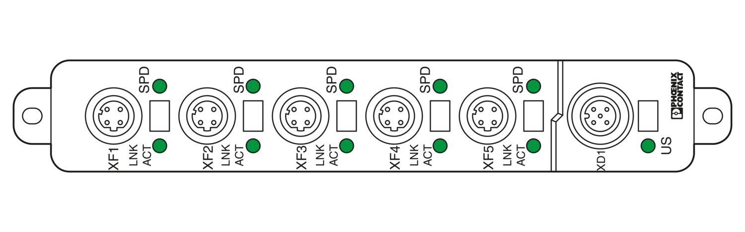 FL SWITCH 1605 M12 - Industrial Ethernet Switch - PHOENIX CONTACT - Imagem 4