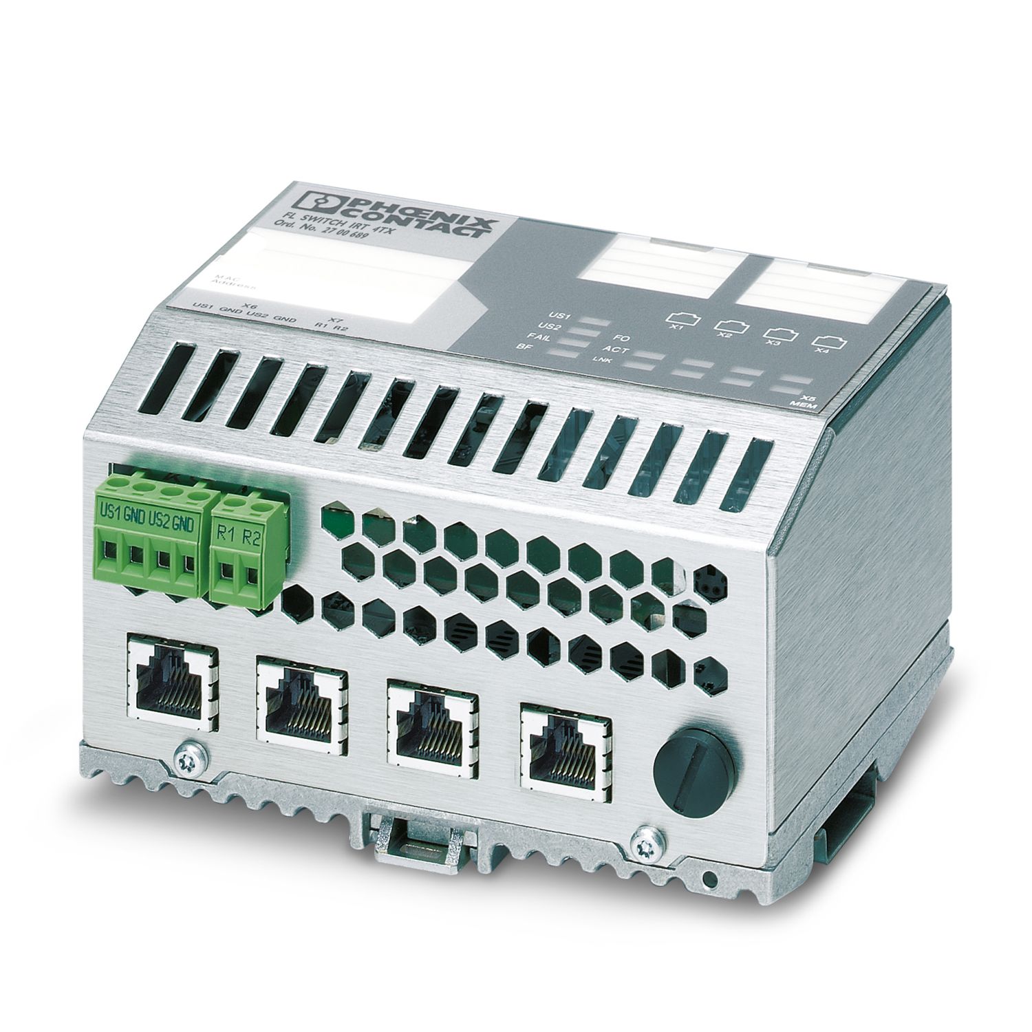 FL SWITCH IRT 4TX - Industrial Ethernet Switch - PHOENIX CONTACT