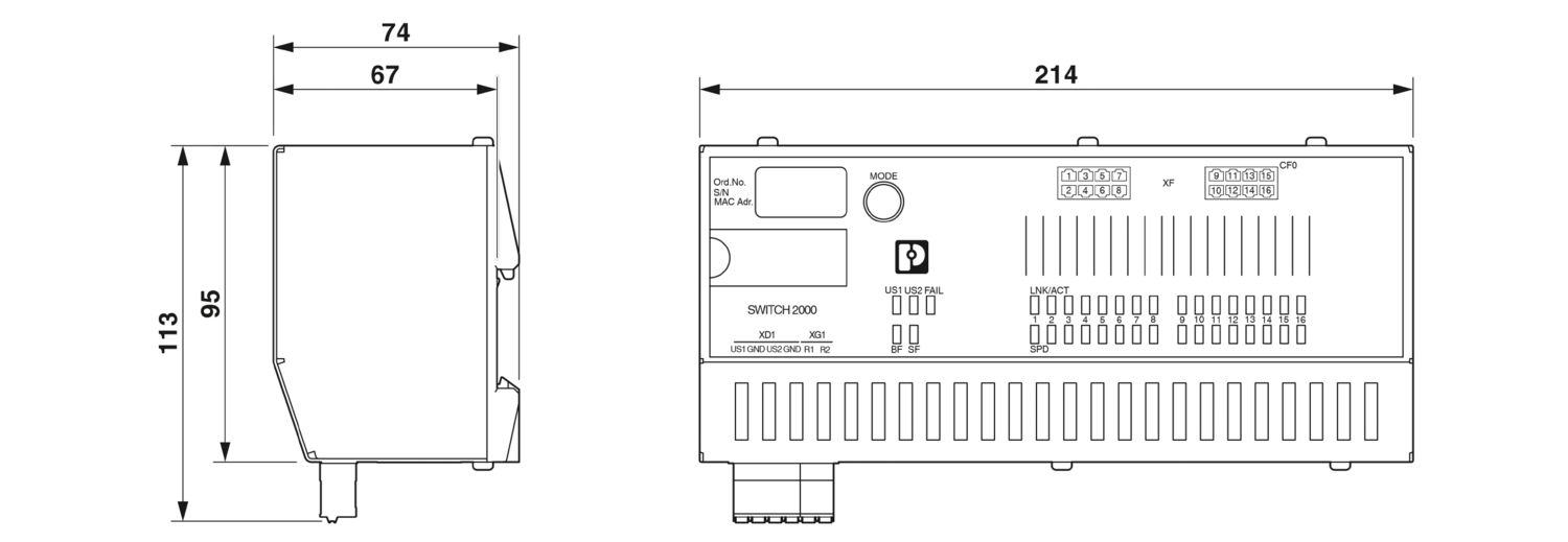 FL SWITCH 2416 PN - Industrial Ethernet Switch - PHOENIX CONTACT - Imagem 4