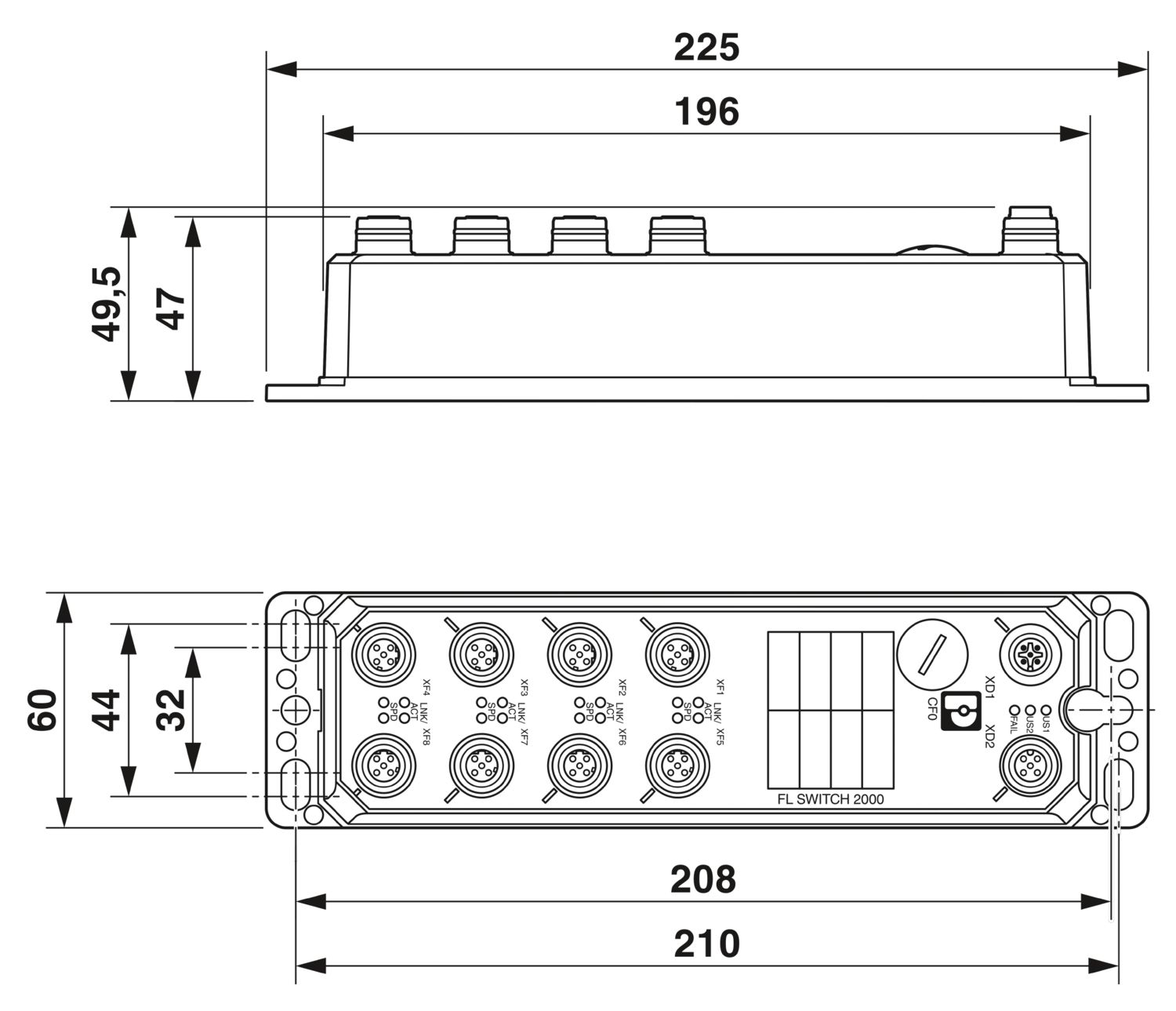 FL SWITCH 2608 PN - Industrial Ethernet Switch - PHOENIX CONTACT - Imagem 4