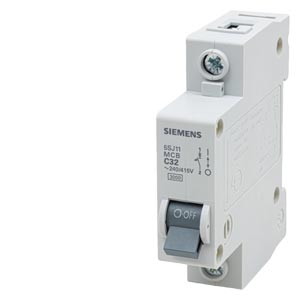 DISJUNTOR DIN 1P 32A C 380V 3KA – SIEMENS – 5SJ1132-7MB