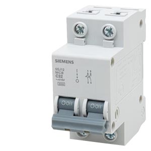 DISJUNTOR DIN 2P 32A C 380V 3KA – SIEMENS – 5SJ1232-7MB