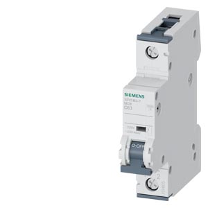 DISJUNTOR DIN 1P 63A C 400V 10KA – SIEMENS – 5SY5163-7